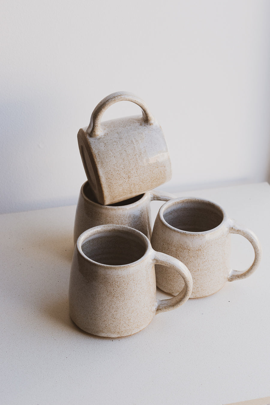 Taza de Cerámica Beige