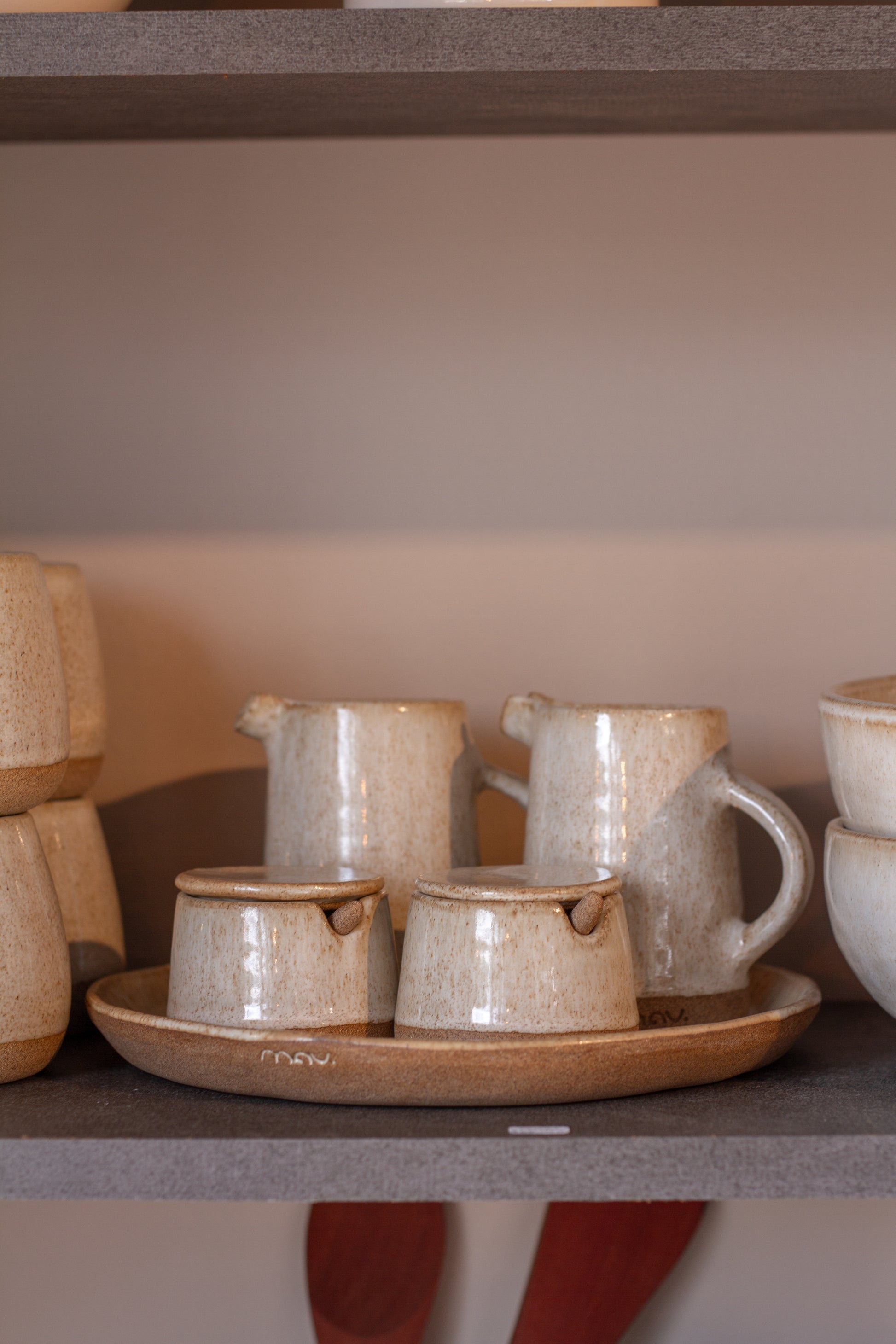Alcuza de Cerámica Beige