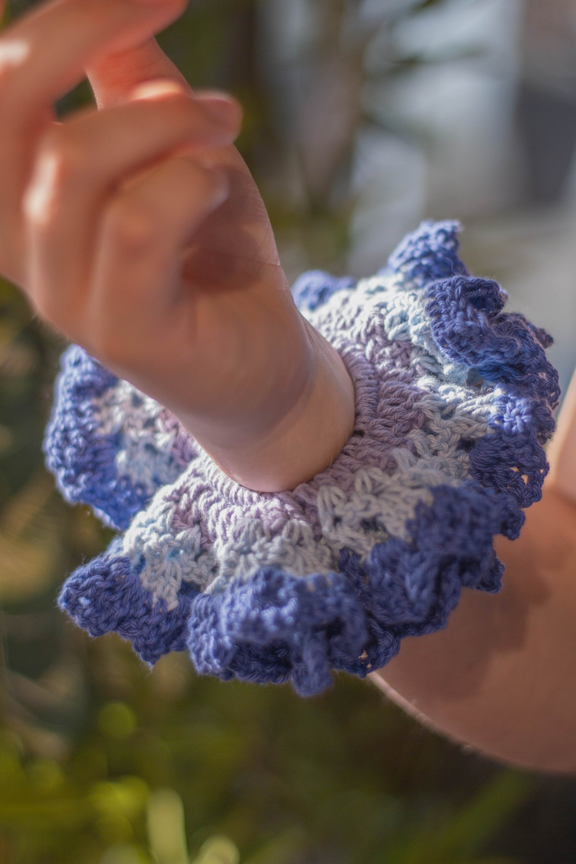 Scrunchie Tejido Estocolmo 100% Algodón