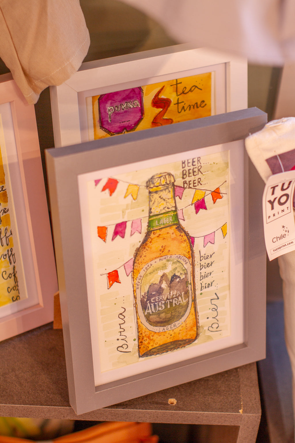 Acuarelas Enmarcadas