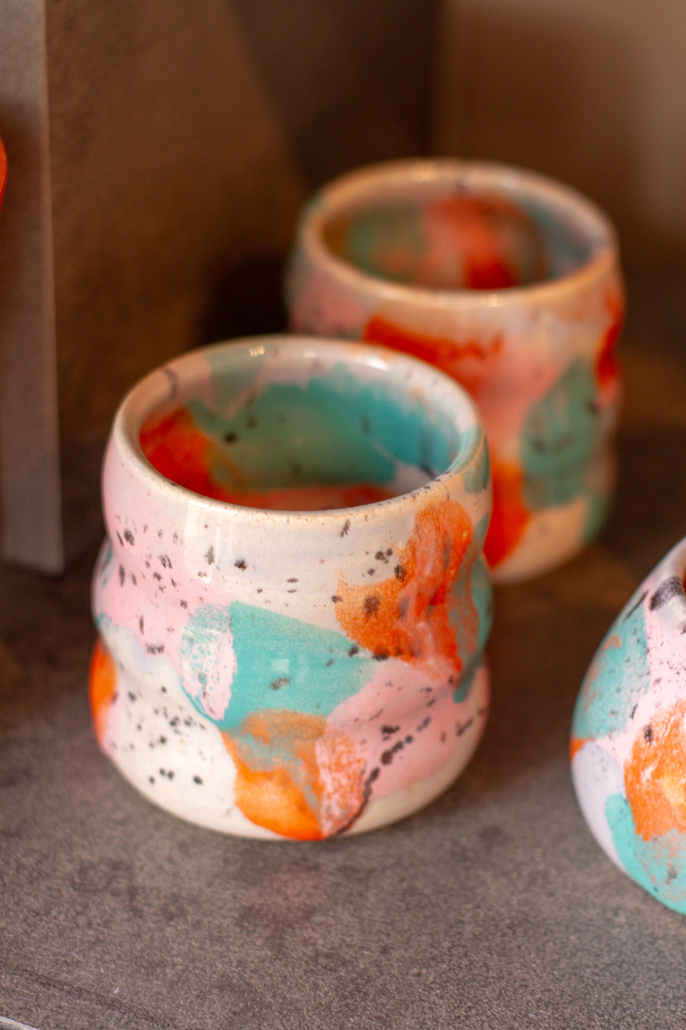 Vaso de Cerámica Colección Antártica
