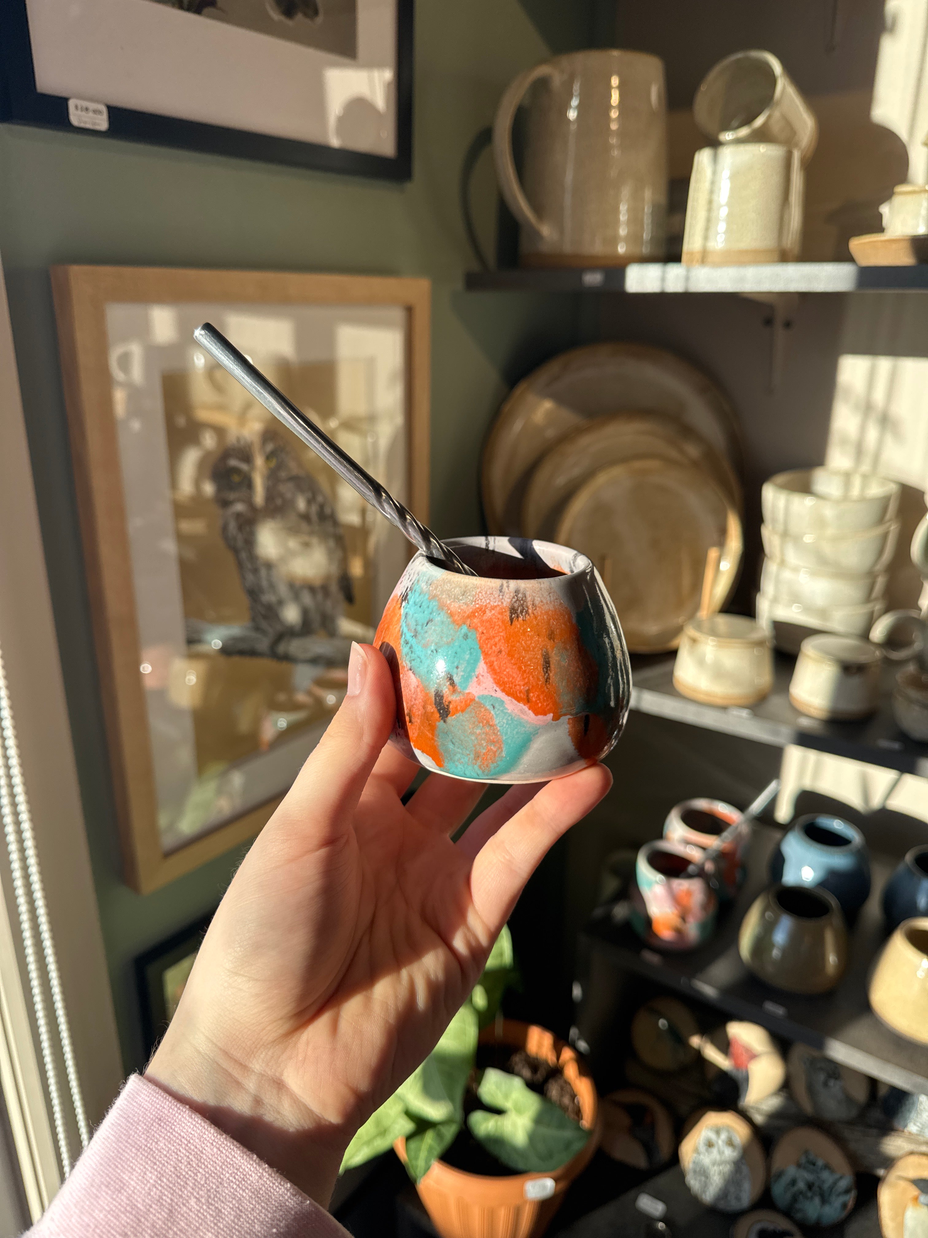 Mate de Cerámica Colección Antártica