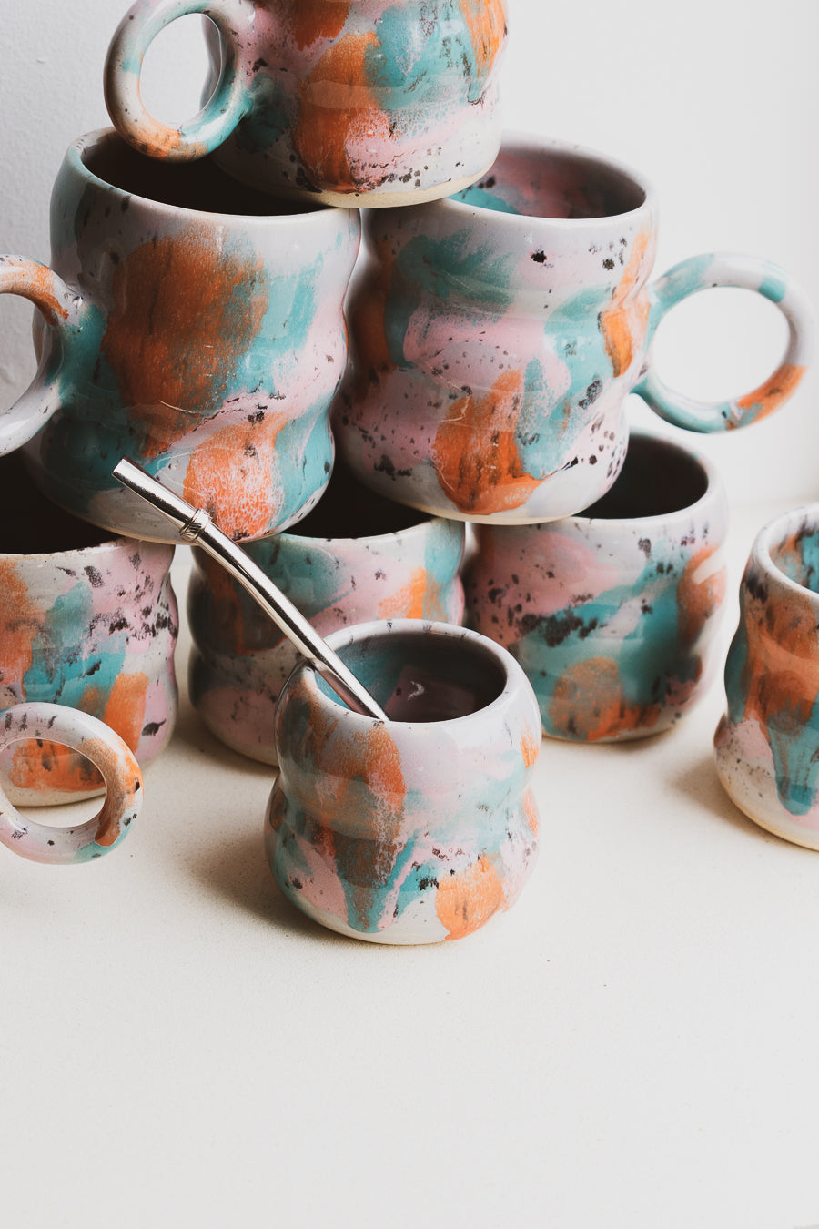 Mate de Cerámica Colección Antártica