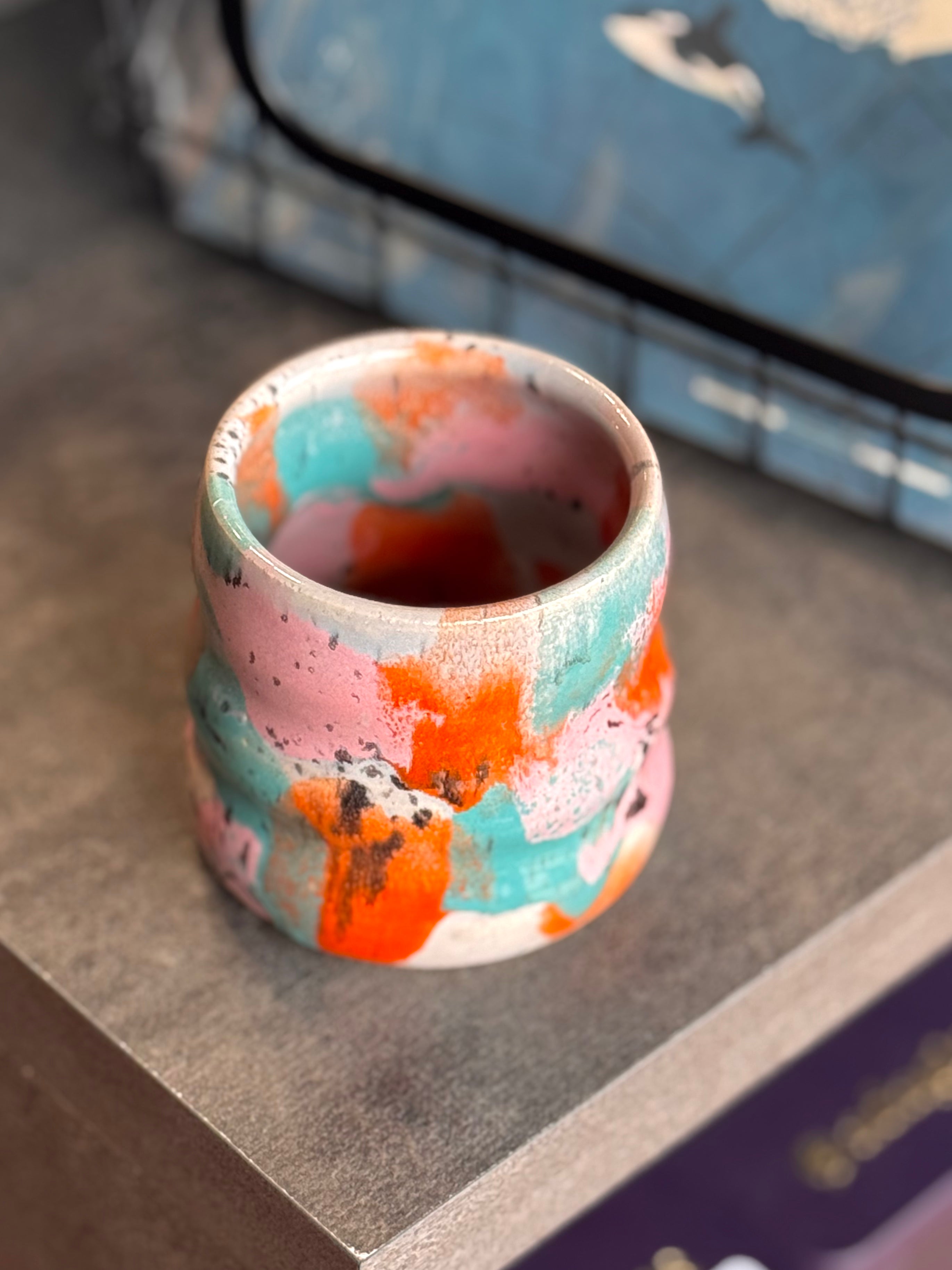 Vaso de Cerámica Colección Antártica