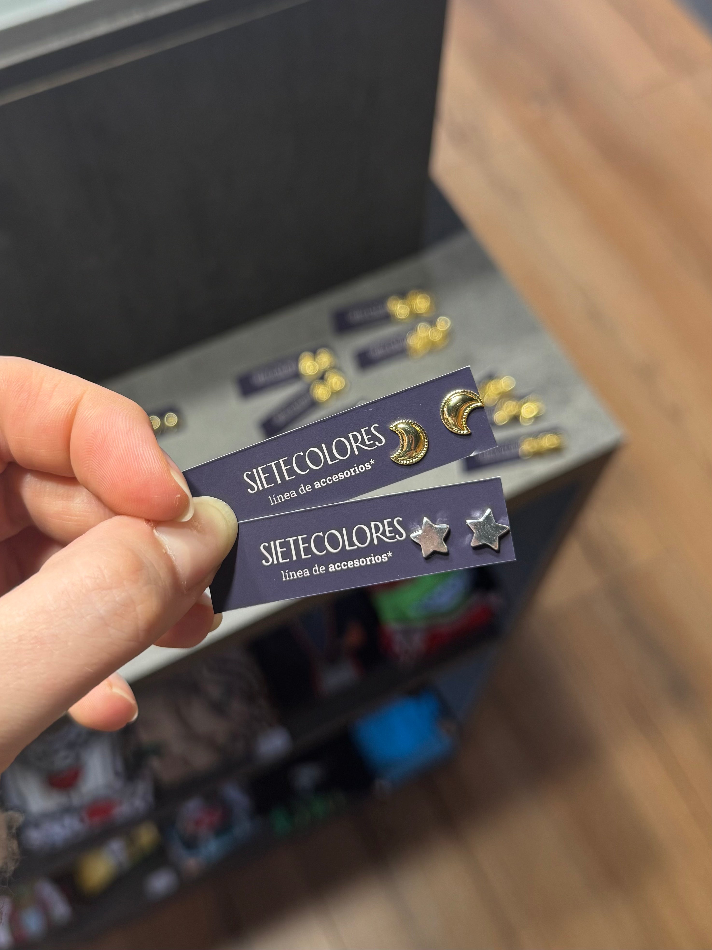 Aros Estrellas / Lunas Pequeños