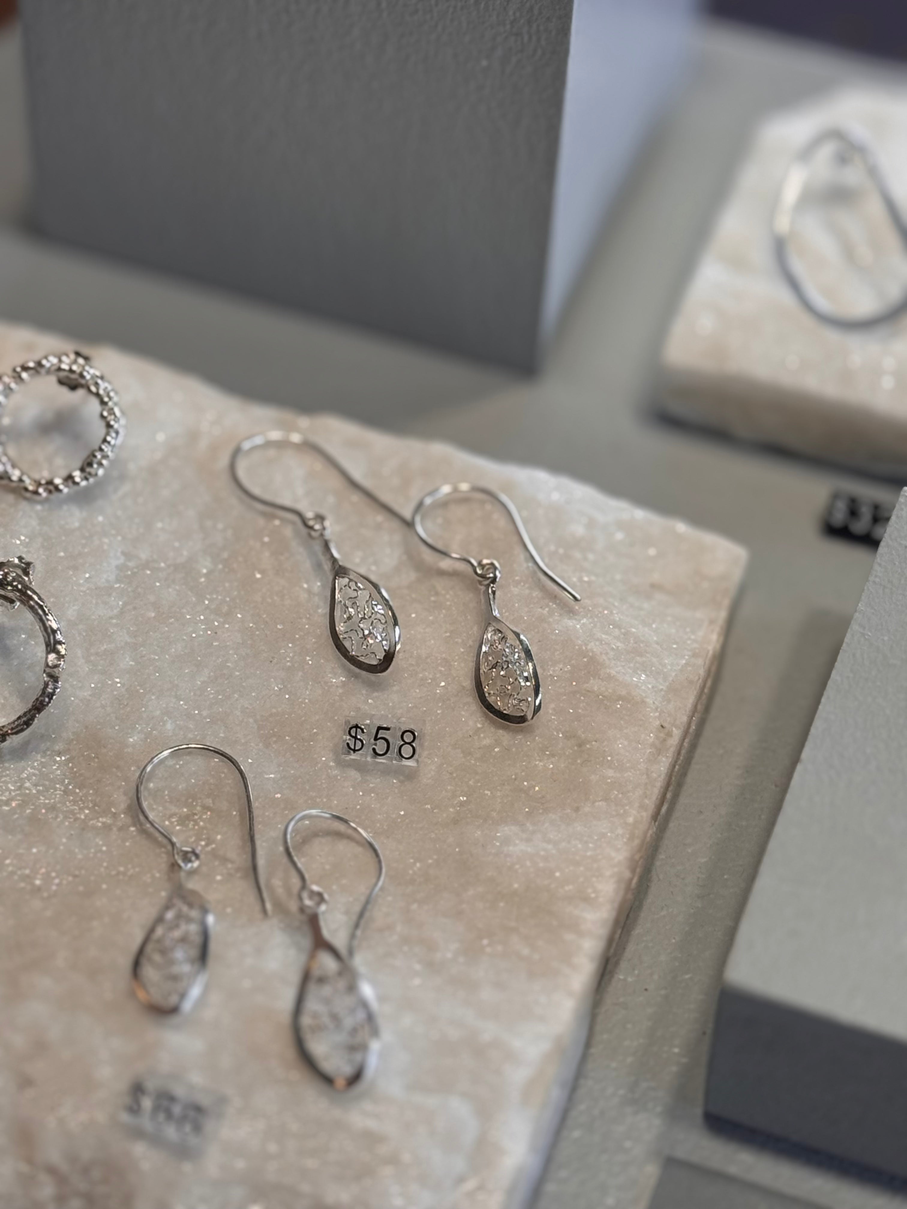 Aros Filigrana Hoja de Calafate