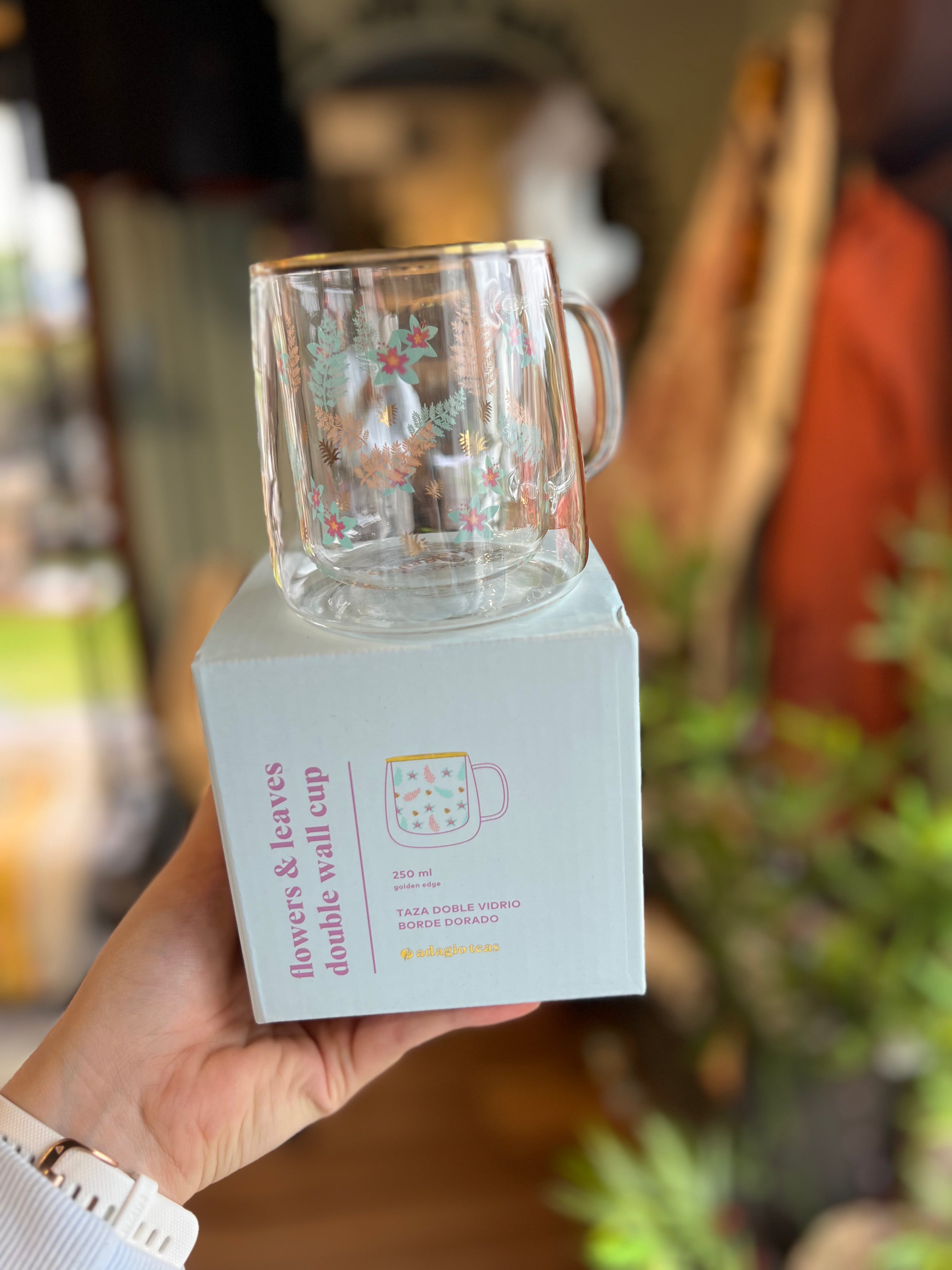 Taza Doble Vidrio 250 ml