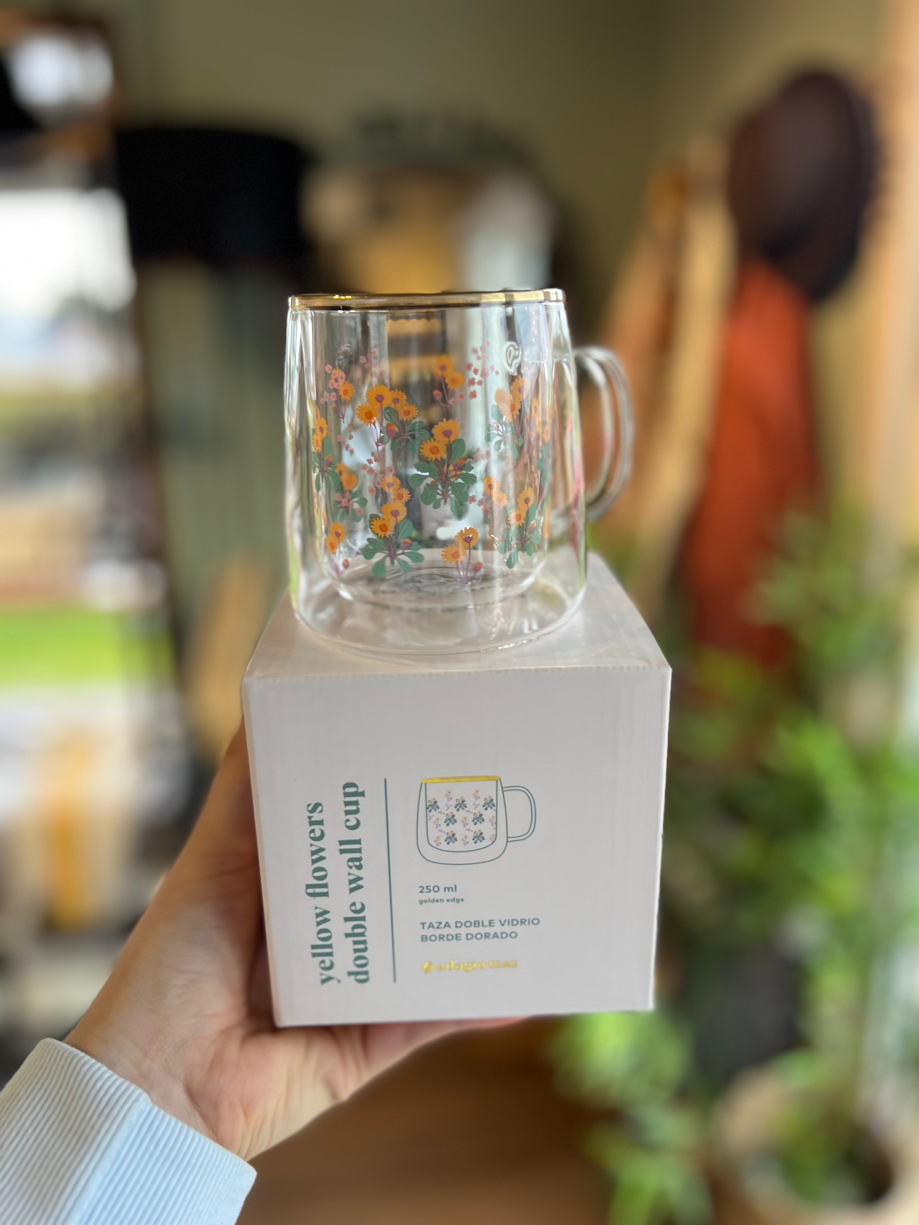 Taza Doble Vidrio 250 ml