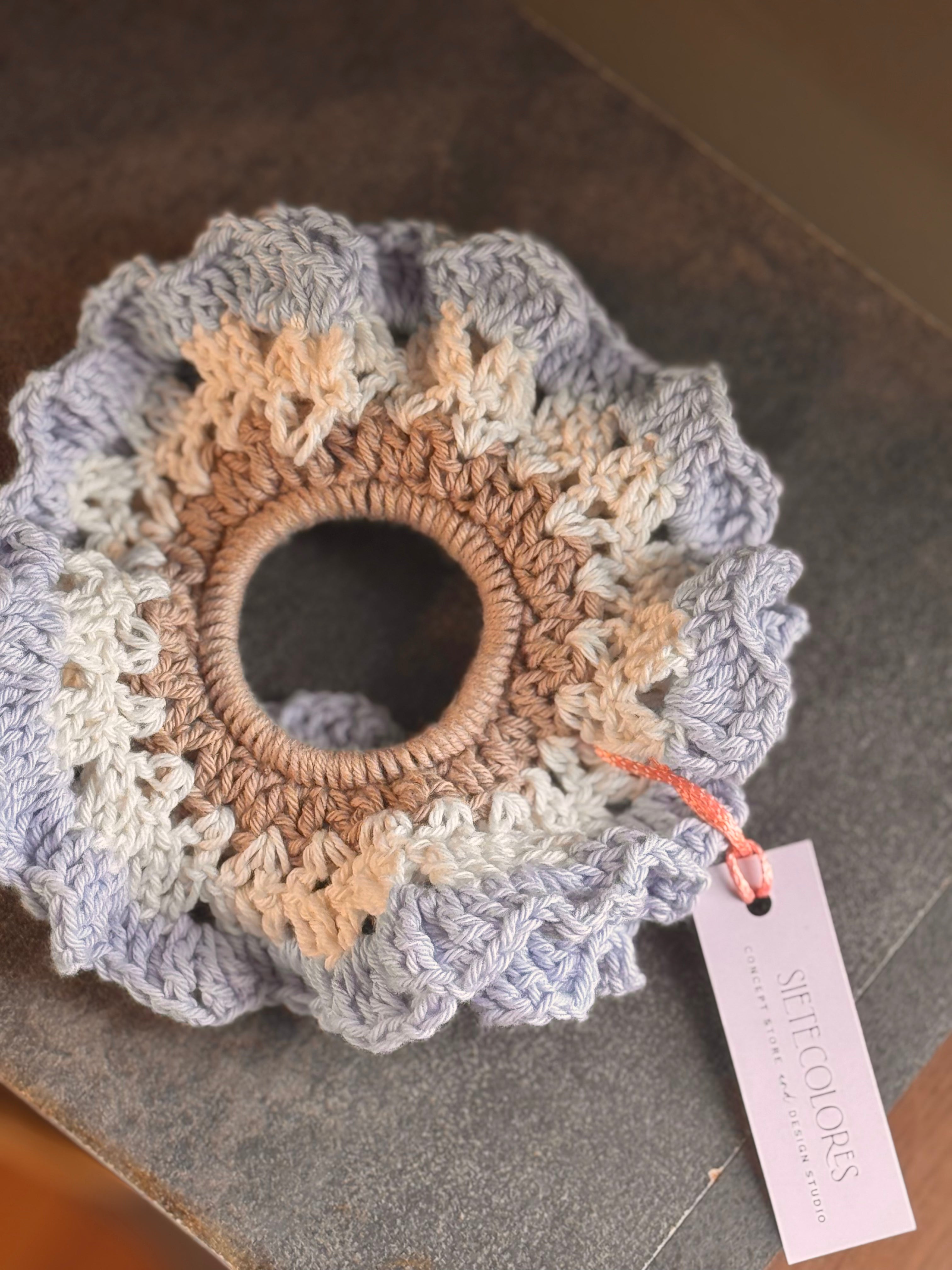 Scrunchie Tejido Siena 100% Algodón