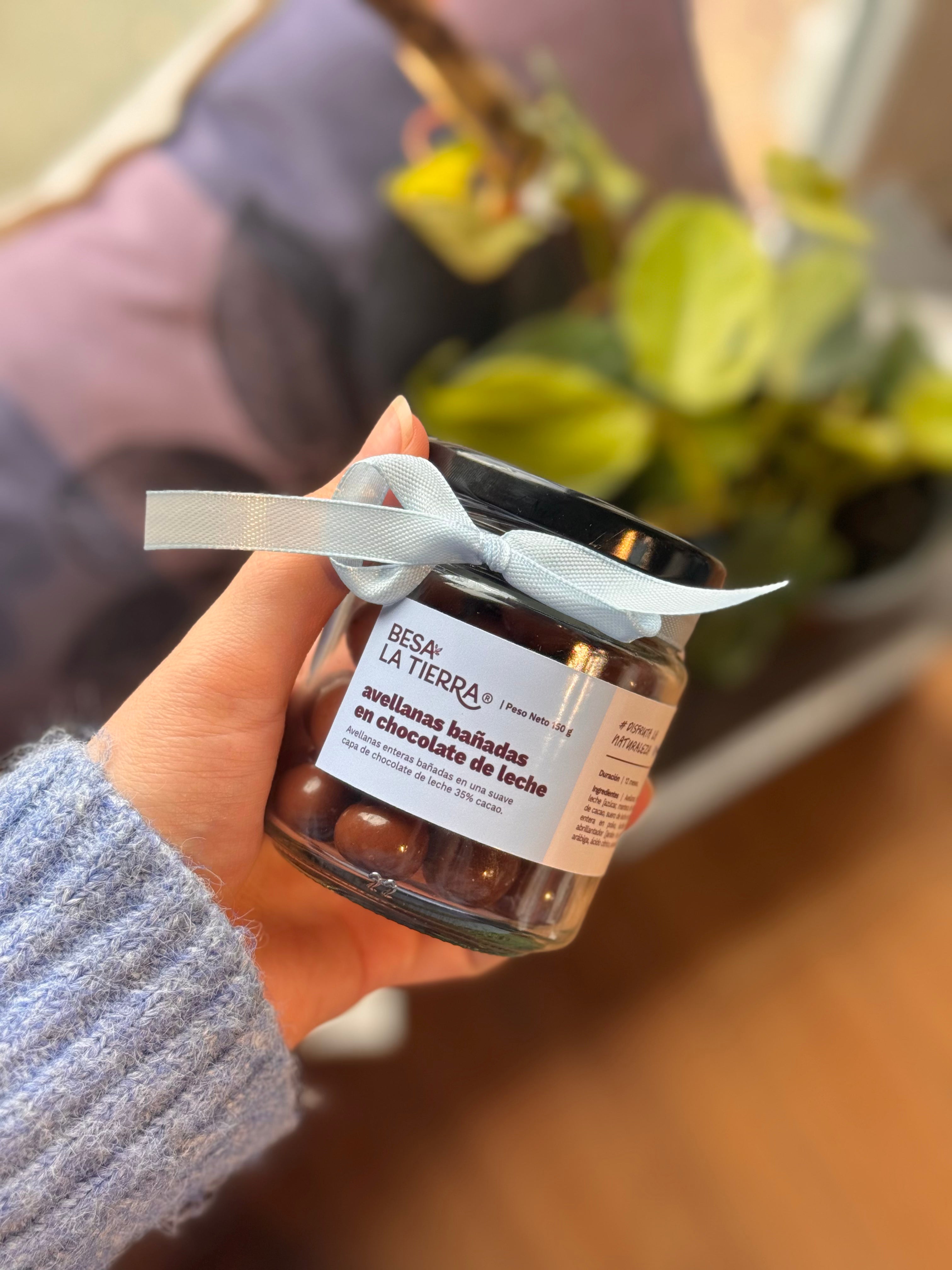Avellanas Bañadas en Chocolate de Leche 150 gr
