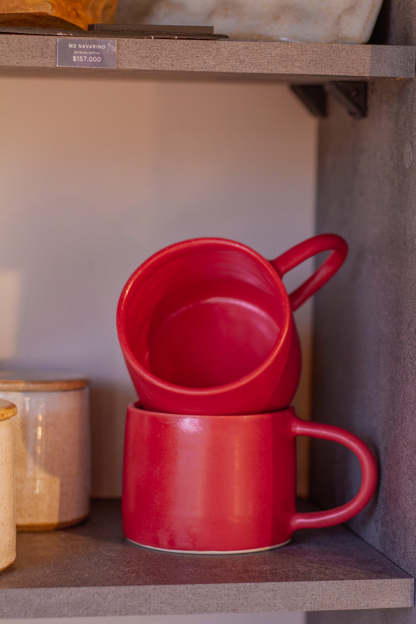 Taza de Cerámica Roja