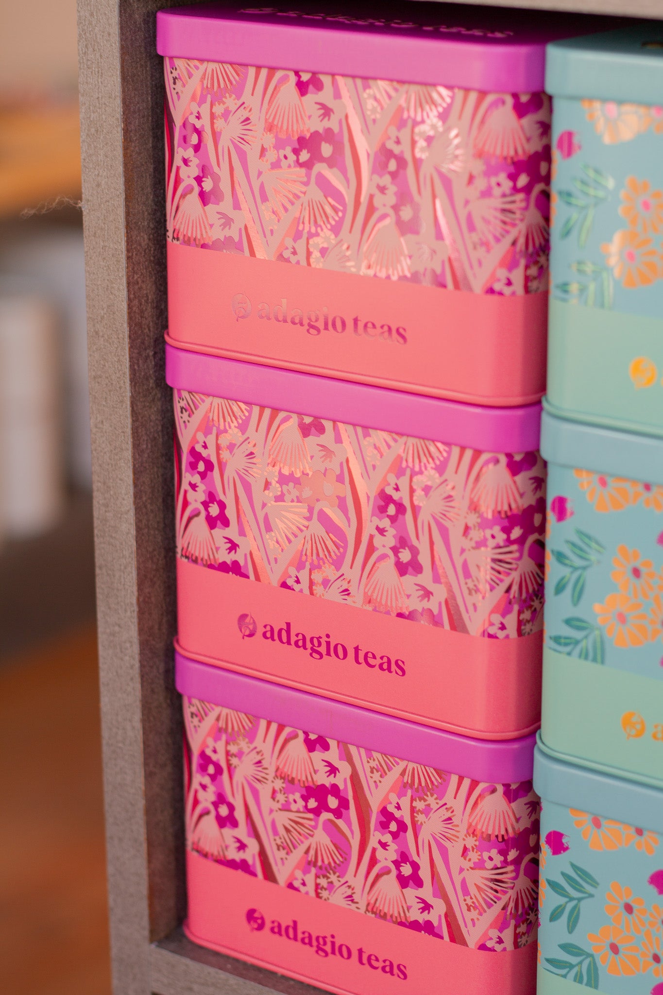 Pack Té en Bolsas · Flores Rosa