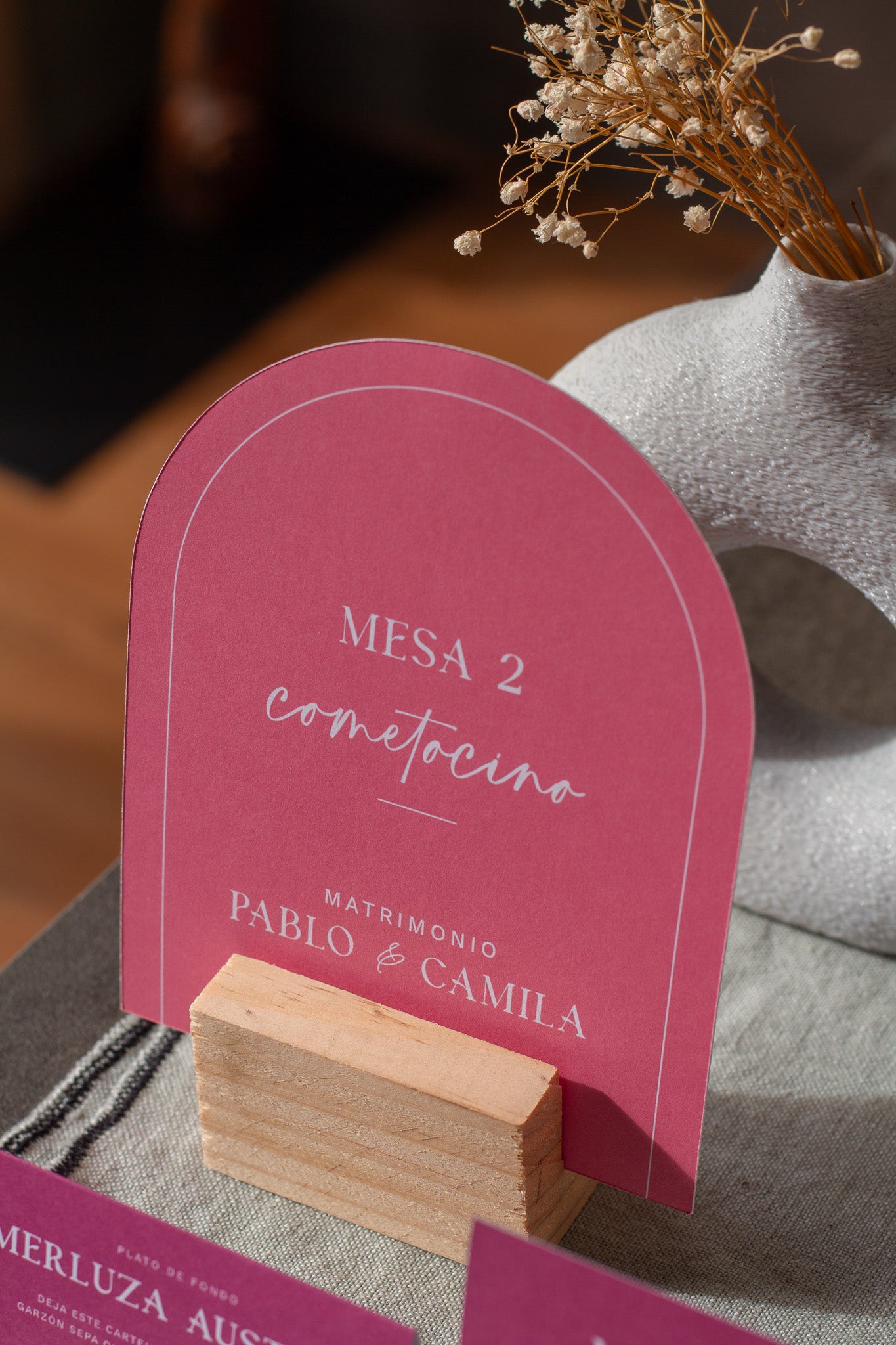 Números de Mesa Arco