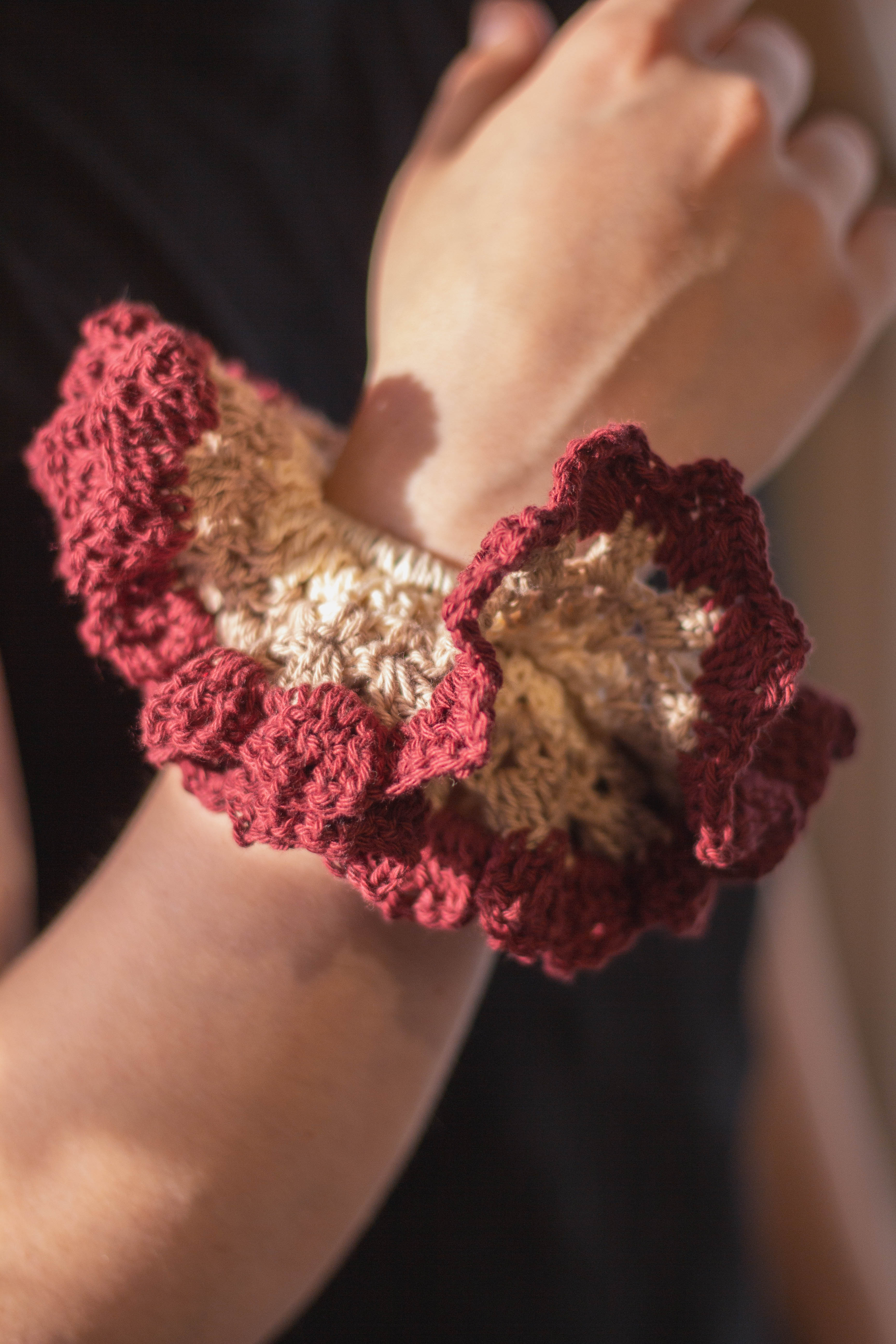 Scrunchie Tejido Roma 100% Algodón