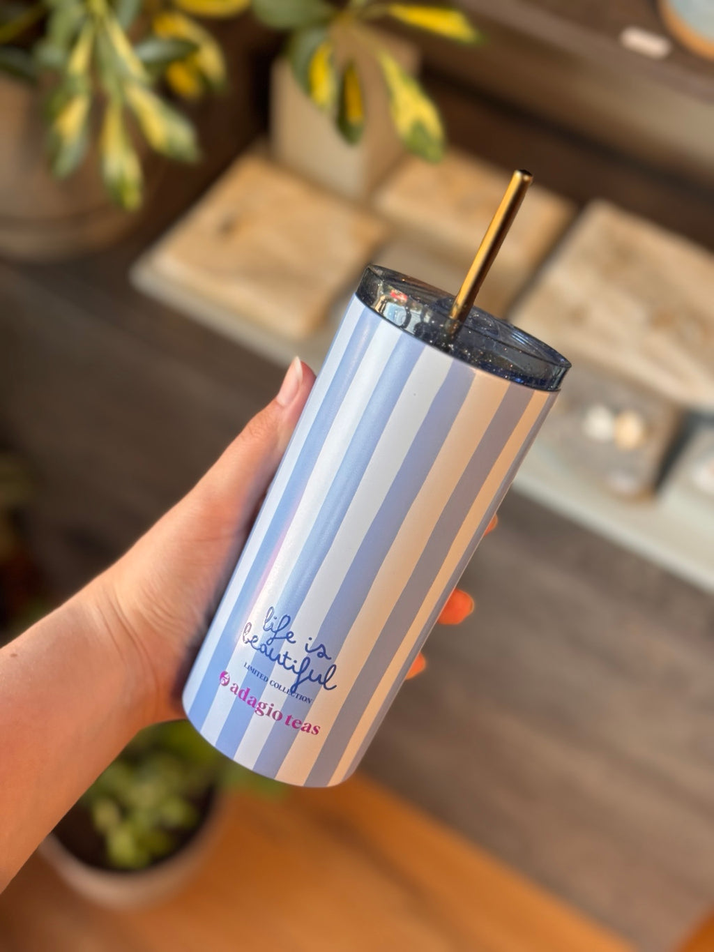 Tea Tumbler 470 ml Life is Beautiful